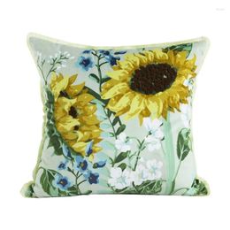 Pillow Velvet Embroidered Throw Printed Cover