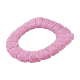 Toilet Seat Covers Warm Comfortable Cushion Household Cover Washer Suede Universal