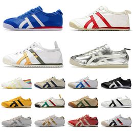 Original Tiger Mexico 66 Lifestyle Running Shoes Woman Men Sneakers Black White Blue Yellow Beige Low Plateforme Trainers Loafer luxury Designer Sneakers