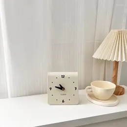 Table Clocks Home Living Room Decor Nordic Alarm Clock Electronic Cartoon Retro Mute Desktop Decoration Ornaments Pendants