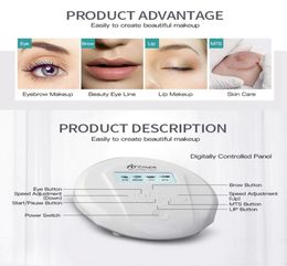 Permanent Makeup Tattoo Machine MTS PMU System Derma pen Microneedle Eye Brow Lip Artmex V6 DHL8572029