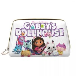 Storage Bags Custom Gabbys Dollhouse Toiletry Bag For Women Cartoon Animation Tv Cosmetic Makeup Organizer Lady Beauty Dopp Kit Case