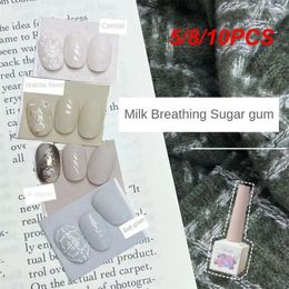 5/8/10PCS Plant Nail Glue Lasting Fashionable Easy Application Of Nail Polish Nail Glue Nail Art Selling 240509