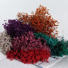 Decorative Flowers Dried Wedding Confetti Natural Preserved Crystal Grass Flower Decor Party Home Decoration Display