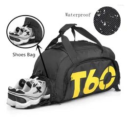 Duffel Bags Waterproof Sport Weekend Bag With Shoe Compartment Fitness Training Backpack Ultralight Gym Outdoor Yoga Sports Duffle