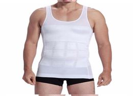 Mens Slimming Body Shaper Vest Shirt Tank Top Men039s Tummy Waist Vest Lose Weight Shirt Slim Compression Muscle Tank Shapewear1969968