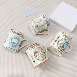 Mugs European English Ceramic Couple Mug Water Nordic Afternoon Tea Breakfast Coffee Cup Ie Gift