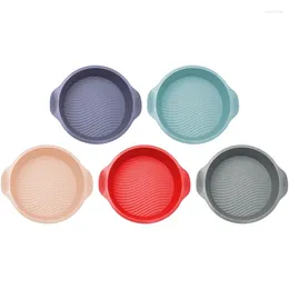 Baking Moulds Circular Silicone Cake Mold Food Grade Thickened Microwave Oven Tray