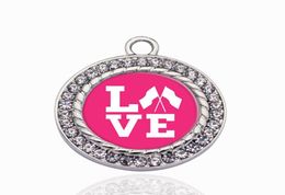 Colour Guard Love Circle Charm Charm GoldSliver Pendants For NecklaceBracelet Making Jewellery Findings DIY Handmade Craft Gifts2685799