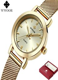 Brand Luxury Rose Gold Women Watches Ladies Quartz Analog Clock Girl Casual Watch Women Steel Bracelet Wrist Watch Montre Femme2822036682