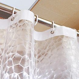 Shower Curtains Bathtub Wide With Cover Bathing Waterproof Transparent Hooks Thickened Large Bathroom Style