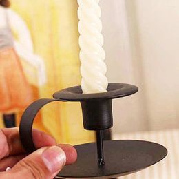 Candle Holders Wrought Iron Dining Table Holder Candlestick Candlelight Dinner Kitchen Home Stand Props Light Dec J5y6