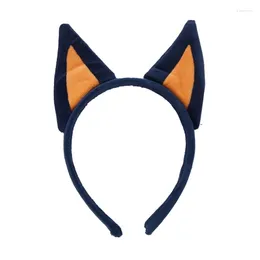 Party Supplies Carnivals Shepherd Dog Ear Hair Hoop Woman Headband Makeup For Easter Halloween Cosplay Accessories