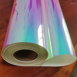 Window Stickers BHUNITY 3.2x82ft Holographic Roll Paper Glow In The Dark Self Adhesive Tape Sheet