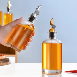 Storage Bottles Precision Glass Oil Dispenser Control Pot Vinegar Set For Kitchen Cooking Olive Bottle With Spout