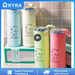 Water Bottles Thermal Mug Event Festival For Coffee Tea 280ml Advertising Gift Bear Wholesale Drinkware Tumbler Creative Cup