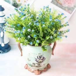 Decorative Flowers 1Pcs 32.5cm Artificial Persian Grass Bouquet Fake Flower For Wedding Ceremony Home Garden Office Living Room Bathroom