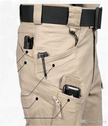 Men Cargo Pants Spring Autumn Military Archon Europe Us Russia Ceo Police Cotton Blend Cargo Pant Brown Green Pockets Patchwork Fi1626597