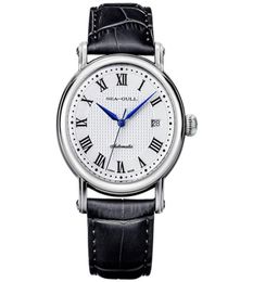 Genuine Seagull Watches 819368 Roman Numerals Guilloche Onion Crown Blue Hands Exhibition Back Automatic Men039s Watch Wristwa5293657