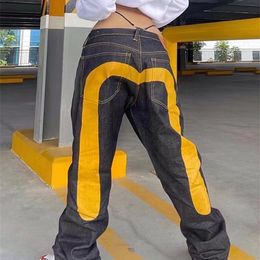 Y2k Jeans Cargo Pants Men Hip Hop Cartoon Graphic Embroidery Baggy Jeans Skinny Wide Leg Black Jeans Graphic Harajuku Trouser 240507