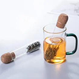 Storage Bottles Glass Tubes Dragees Bottle Jars Test Tube Stopper Container Small DIY Crafts Tiny Heat Resistant Tea Set