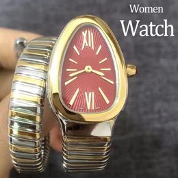 sport watch watches high quality women designer watches luxury snake watch 20MM Stainless Steel watchstrap gold watch Quartz movements Movement watches