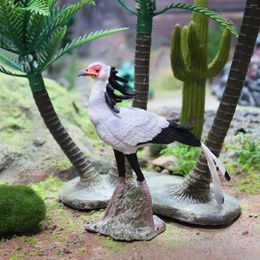 Garden Decorations Secretary Bird Figures Animal Sculpture Figurines For Party Favours Birthday Gift