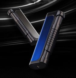 USB Charging Cigarette Lighter Windproof Lighter Rechargeable Men039s Personality Electric Wire Electronic Lighters Smoking Acc7720590