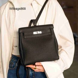 Fashion Bags ADOS minimalist backpack for women autumn and winter new top layer cowhide womens bag same style backpack real leather bag