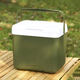 Outdoor Cooler Box Portable FreshKeeping Incubator Large Capacity Food Storage Car Ice Bucket for Camping Fishing 240430
