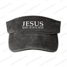 Berets Jesus The Way Truth Life Fashion Cotton Baseball Cap Summer Breathable Men Women Adjustable Sun Hat