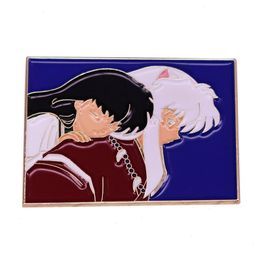 Cute Cartoon Inuyasha Pin Brooch Funny Anime Badge Fashion Jewelry Collection