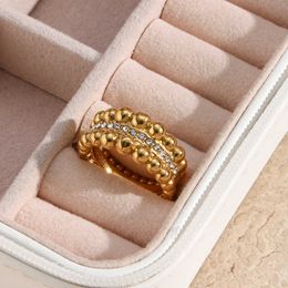 Eyecatching design Trend rings designed for men and women Fashionable trendy personalized ring jewelry with 18K with common vanly