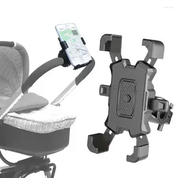 Stroller Parts Baby Handlebar Phone Holder Universal Motorcycle Handle Bar Bracket Outdoor Pram Cellphone Support Handfree