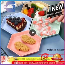 Plates Fruit Plate Basket Multifunctional Simple And Fashionable Home -grade Modern Transparent Dessert Can