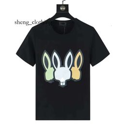 Physcho Bunny Shirt Summer Casual T Shirt Mens Womens Skeleton Psychol Bunny New Design Multi Style Men Tshirt Fashion Designer T-shirt Couple Short Sleeve 4798
