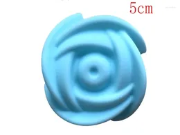 Baking Moulds 1000pcs/lot Fast 5CM Rose Flower Cake Mould Pudding Grade Silicone Cupcake Mould Random Colours