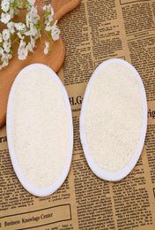 1318cm Oval shape natural loofah pad scrubber remove the dead skin bath shower face loofah sponge LX51172346852