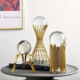 Nordic minimalist metal crafts abstract art decoration porch living room TV cabinet office desk creative home decoration 240510