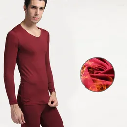 Men's Thermal Underwear 5 Colors Winter Warm Seamless Set 37 Constant Temperature Heating Thin Fiber Long Johns JC-8002