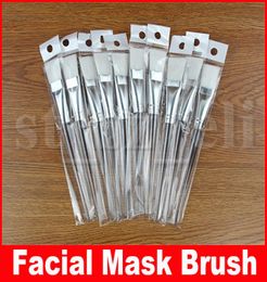 Facial Mask Brush Kit Makeup Brushes Face Skin Care Masks Applicator Cosmetics Home DIY Facial Eye Mask Tools Clear Handle 155cm1574756