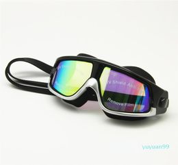 luxury Water Sports Rx Prescription Swimming Glasses Myopia Optical Swim Goggles Corrective Snorkel Mask 0 to 800 Ear Plugs3480092