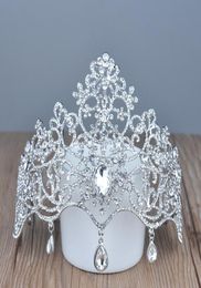 Bridal Crown Tiaras Accessories Wedding Jewellery crystal cheap fashion style bride hair accessories Jewellery HT1379413604