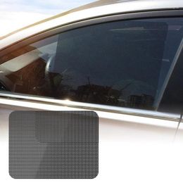 Window Stickers Car Side Sunshade Sticker Summer Anti Direct Sunlight Black Mesh Plastic Accessories