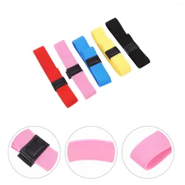 Dinnerware 5 Pcs Strap Lunchbox Elastic Bands Container Straps Elasticity School Colourful Holder Polyester