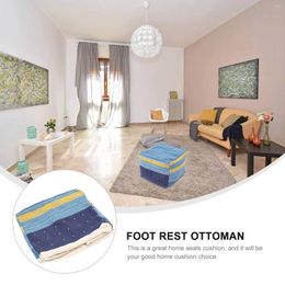 Pillow Footstool Indoor Seats Mat Square Tatami Outdoor Furniture Thick Chair S Meditation Cotton Linen