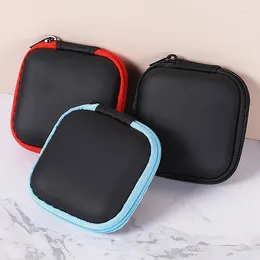 Storage Bags Home Square EVA Earphone Protective Bag Box Digital Charger Headphone USB Data Cable Organizer Carrying Pouch