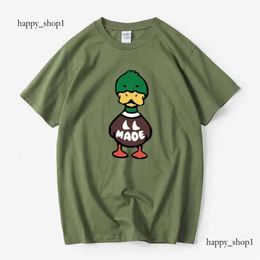 Men's T-Shirts Human Made T Shirt Men Women Harajuku Graphic Tshirt Japanese Streetwear Duck Top Teed Humanmade T-shirt cute kawaii Tees 820