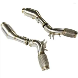 High Flow And Quality Exhaust Downpipe For MC20 2014-2024 Without Catalyst 304 Stainless Steel Pipe