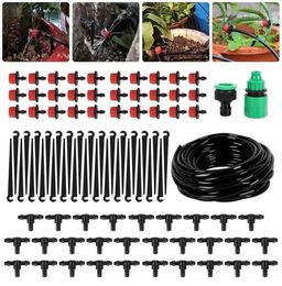 25M DIY Drip Irrigation System Automatic Watering Hose Micro Drip Watering Kits with Adjustable Drippers for Garden Landscape T2009037340